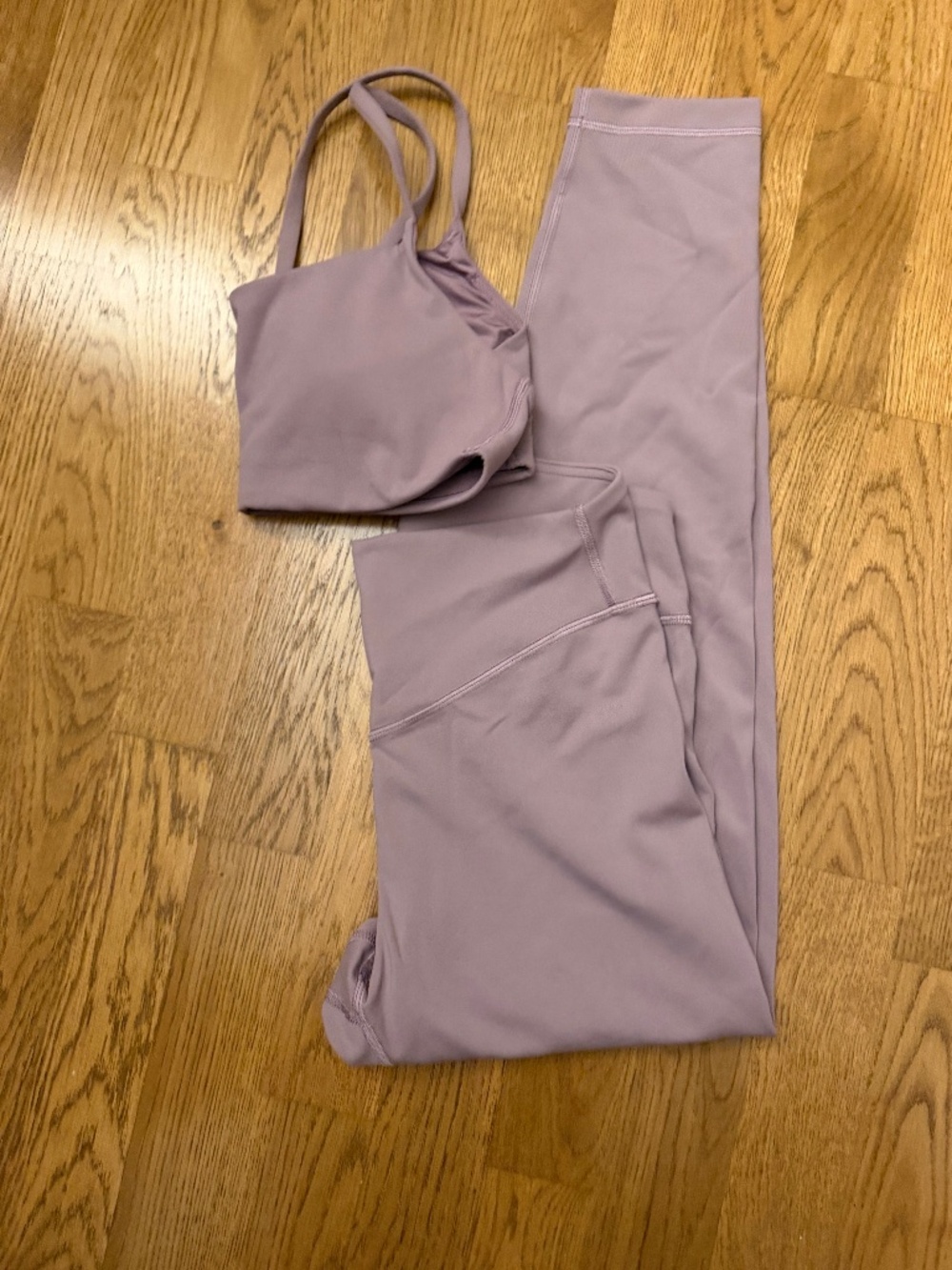 Lululemon Wunder Train Sports Bra and Leggings - size 8
